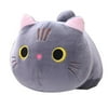 Cat Big Plush , Super Soft Kitten Kitty Stuffed Animals Toy Gifts for Kids, Girls, Bed, Christmas, Valentine Grey 35cm