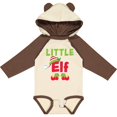 thumbnail image 3 of Inktastic Christmas Little Elf Boys or Girls Long Sleeve Baby Bodysuit, 3 of 5