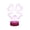 Pink-PK-home supplies, variant on LEFTHIGH Home St. Patrick's Day LED Clover Light Hanging Window Decoration Battery USB Powered Suction Cup Multicolor Shamrock Lamp Home Goods