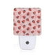 thumbnail image 1 of Balery Strawberries Luz Nocturna LED con Sensor Automático, Enchufe con Sensor Crepuscular, Luz Suave de 0.5W para Dormitorio, Pasillo, Baño-US, 1 of 7