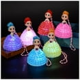 thumbnail image 5 of nTRIUQJ Cute Luminous Doll with Colorful LED Night Light Soft Glow Toy for Girls Bedroom Purple, 5 of 5