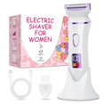 thumbnail image 1 of Afeitadora eléctrica Bigorq para mujer, recargable, húmeda y seca, color morado, 1 of 6