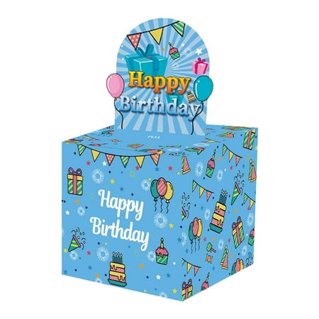 

Lauou Happy Birthday Used For Withdrawal Surprise Roll Equipped With Pull Out Cards And 50 Transparent Bags DIY Set Giving As A To Parents Lovers