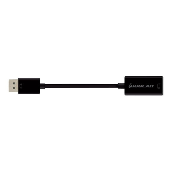 IOGEAR GDPHD4KA - Adaptateur - DisplayPort Mâle vers HDMI Femelle - support 4K