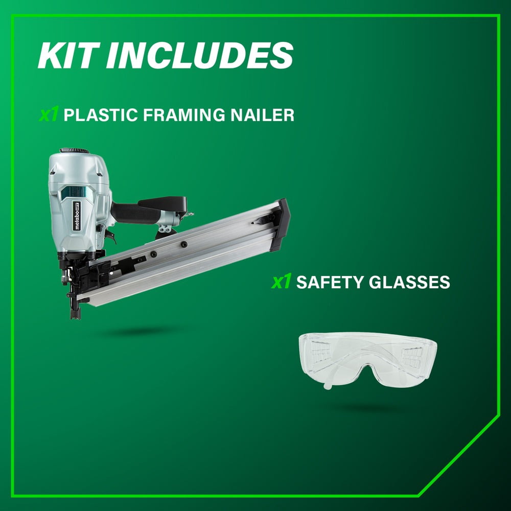 2-3/8 in. to 3-1/2 in. Plastic Collated Framing Nailer