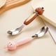 thumbnail image 5 of Aparatos de cocina, Accesorios de cocina, Utensilios de cocina, Cuchara de acero inoxidable Juego de tenedor y cuchara de alto valor Vajilla portátil para estudiantes Cuchara torcida para niños Tenedo, 5 of 7