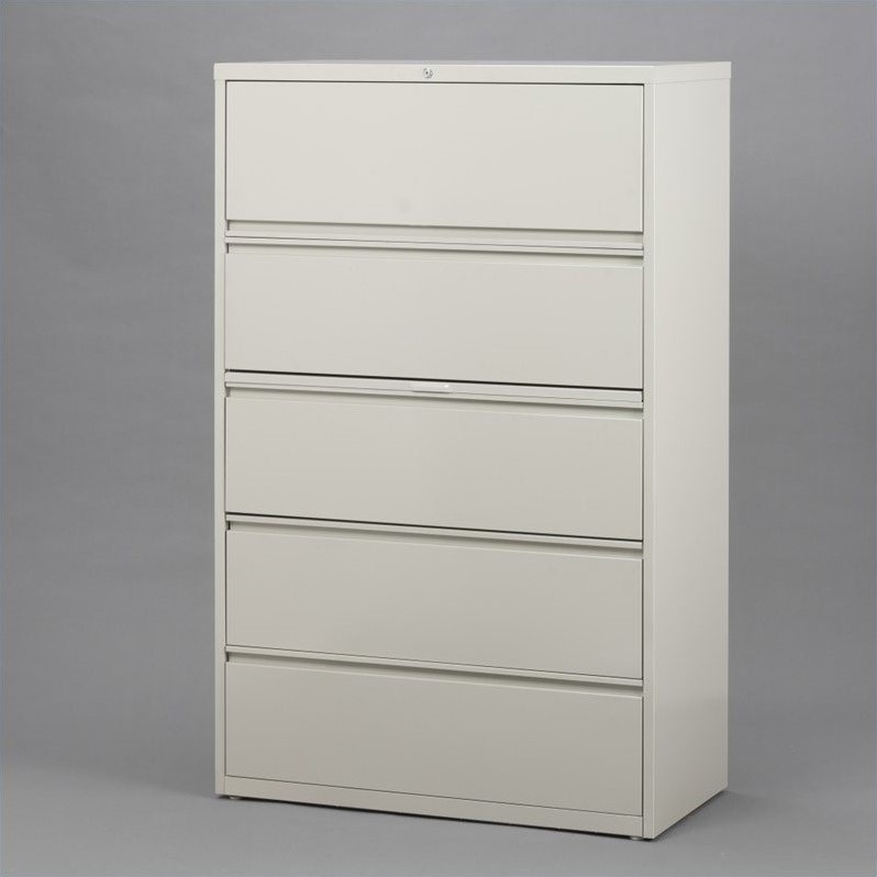 Scranton Co 5 Drawer Lateral File Cabinet In Gray Walmart Com Walmart Com