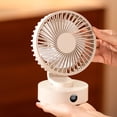 thumbnail image 4 of sruoe Fan Mini Desktop Fan, Tabletop Fans Low Noise, Portable Fan, Table Fans For Bedroom, Small Table Fan, Oscillating Office Home Quiet Mini Electric Fan, 4 of 5