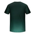 thumbnail image 5 of Njoeus Mens Muscle Tee Gym Workout T-Shirts, Men's Fashion Gradient Print Short Sleeve Shirts for Men Summer Athletic Shirt Tops M-5XL（Available in Big & Tall), 5 of 5