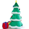 thumbnail image 6 of PayUSD 7FT Christmas Inflatables Decoration Outdoor LED Lights Santa Claus Being Chased Up the Tree Blow Up Xmas Decor Lawn Yard Patio Garden Christmas Decor Indoor Festive Holiday Spirit, 6 of 12