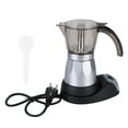 thumbnail image 3 of Electric Coffee Pot, Aluminium Alloy Coffee Maker, Octagonal Kitchen For Home Office Room Silver, 3 of 8