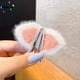thumbnail image 4 of Pinzas de Orejas de conejo para niñas, pasadores Kawaii hechos a mano, accesorios para el cabello para niños, 2 unidades por juego, 4 of 5
