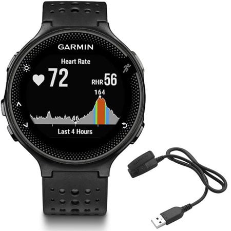 Garmin Forerunner 235 GPS Sport Watch - Black/Gray - Walmart.com - Walmart.com
