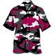 thumbnail image 3 of Nuevas camisas de hombre con estampado 3D de camuflaje, camisetas casuales de manga corta con cuello vuelto para parejas, camisas militares tácticas de un solo pecho, 3 of 5