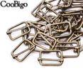 thumbnail image 1 of 10 Uds. Diapositivas de Metal Tri-Glides, hebillas de rodillo formadas de alambre, ajustador deslizante, accesorios de correa de bolsa, 15mm, 20mm, 25mm, 32mm, 38mm, 50mm, 1 of 5