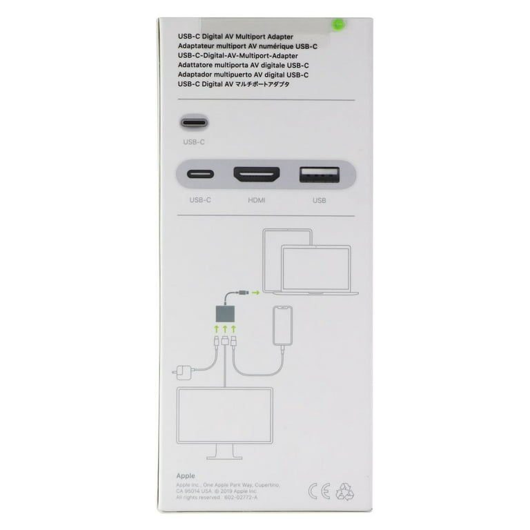 Adaptateur multiport AV numérique USB‑C - C&C Apple Premium Reseller