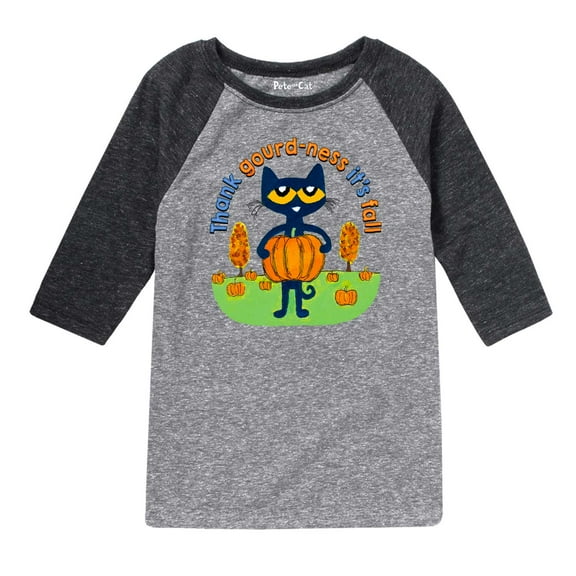 Pete The Cat - Thank Gourd - Toddler And Youth Raglan