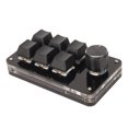 thumbnail image 1 of DIY Programmable Keyboard,6 Key Mini Keypad PC Keypadwith Knob USB Mini Key Keypad Striking Appearance, 1 of 14