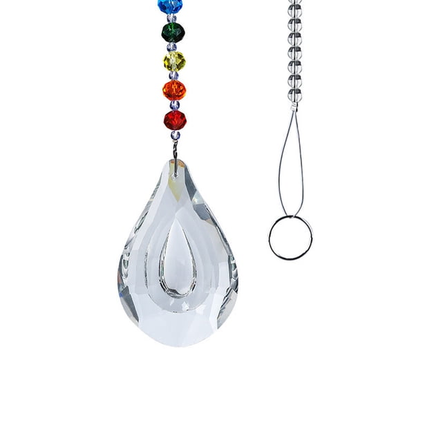 Bola colgante, bola de prisma de chakra, decoración de feng shui, fabricante de arco iris, lámpara de araña de ventana colgante
