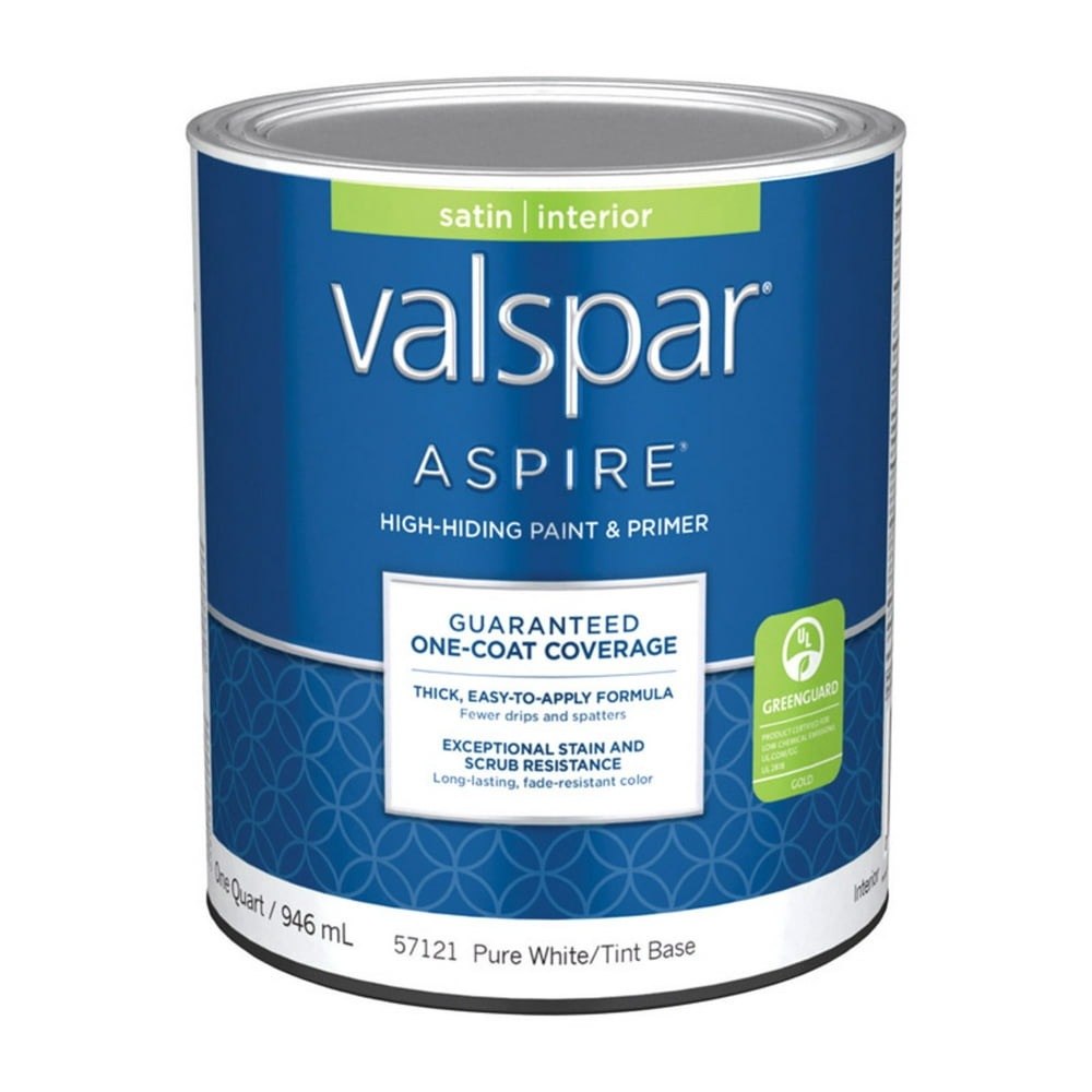 Valspar Aspire Satin Tintable Tint Base Paint and Primer Interior 1 qt