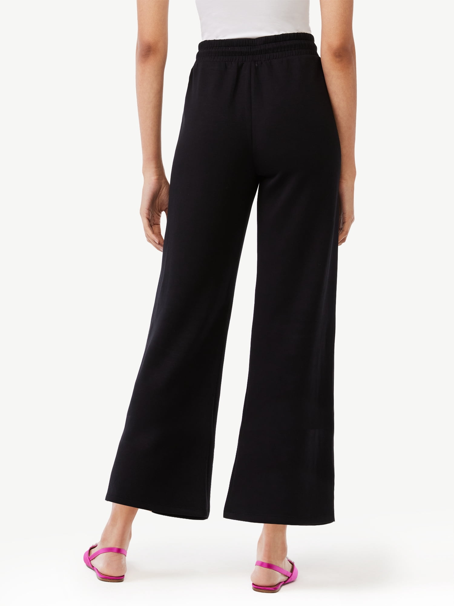 Scoop Women's and Women's Plus Ultimate Scubaknit Cropped Sweatpants, Sizes XS-4X