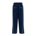 thumbnail image 5 of Sewkxo Women's Track Trouser Casual Drawstrings Elastic Waist Quick Dry Trouser Fashion Baggy Contrast Color Striped Track Pants with Pockets,Navy 2XL, 5 of 7