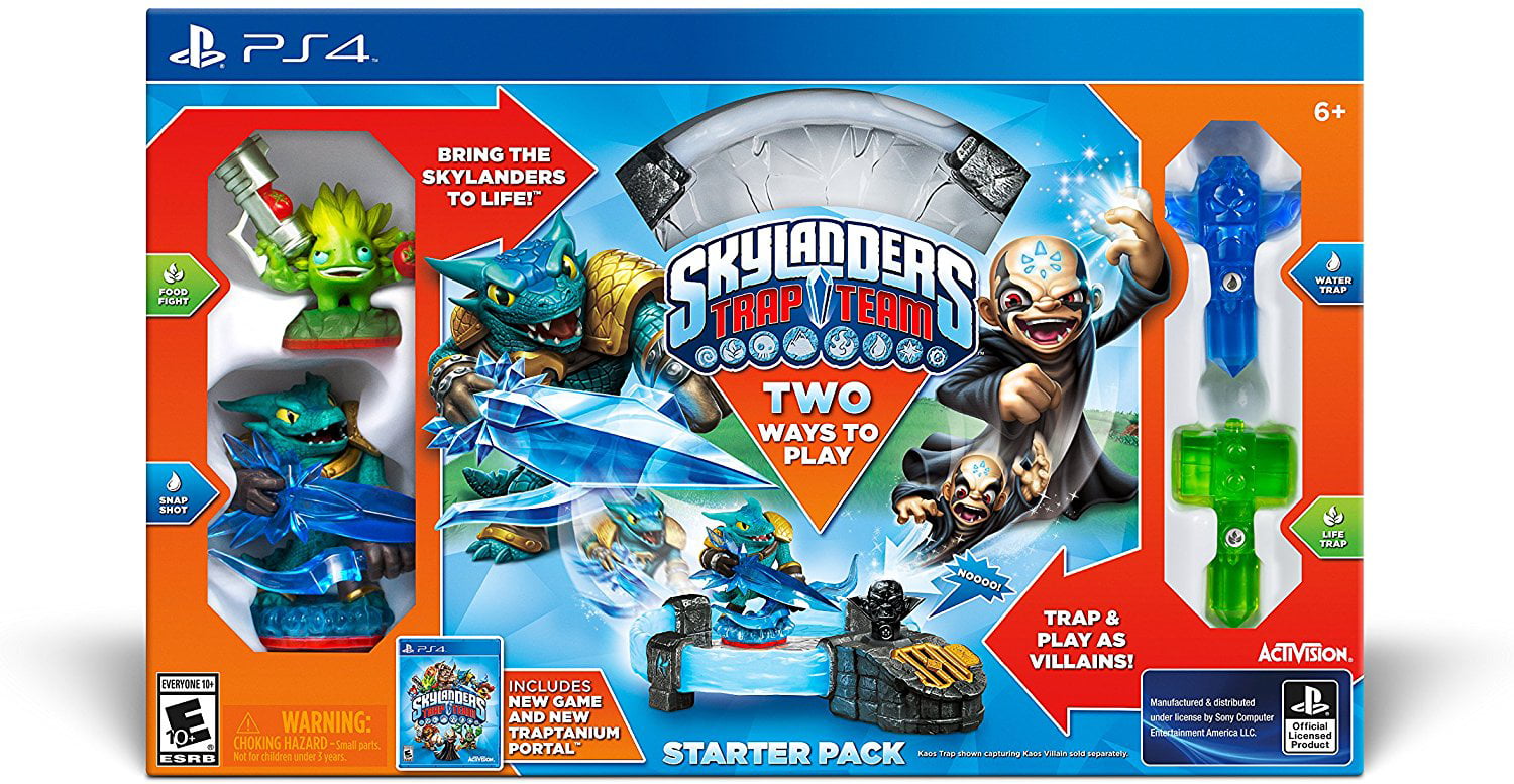 Skylanders Trap Team Starter Pack for Playstation 4 (PS4) (Open Box - Like New) Walmart.com