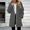 thumbnail image 5 of Black*Friday ChaoHeng Fall Outfits for Women 2025 Women's Solid Color Knee Length Puffer Coat,Quilted Daily Warm Jacket with Hidden Pockets, 5 of 5