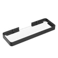 thumbnail image 3 of Tablero De Almacenamiento De Baño Marco De Aluminio Montado En La Pared Estante De Almacenamiento Sin Perforación Con Base De Vidrio Carga Pesada A Prueba De Herrumbre Para El Hogar Cocina Baño Yuarrent HA021339-00, 3 of 6