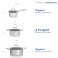 thumbnail image 5 of TECHEF - CeraTerra Collection, 5-quart Ceramic Nonstick Soup Pot with Glass Lid, Made in Korea, 5 of 7