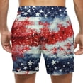 thumbnail image 5 of Pitauce Mens Swim Trunks 4th of July Patriotic Beach Vacation Shorts Quick Dry Casual Drawstring Board Shorts Swim Bathing Suit (Available in Big & Tall, S-5XL), 5 of 6