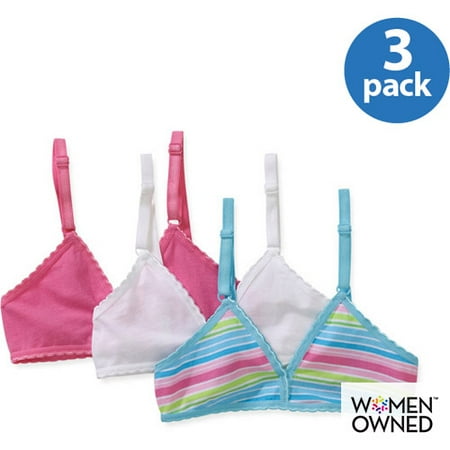 Fruit Of The Loom Fol Girls 3 Pk Day Bra