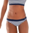 thumbnail image 2 of LASCANA Women's Contrast Classic Bikini Swimsuit Bottom Contrast Trim, 2 of 6