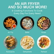 West Bend XL Digital Air Fryer Oven with 10 Presets and 6 Functions, 12.6 Qt Capacity, in Black (AFWB12BK13)