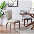 thumbnail image 6 of New Pacific Direct Dorsey Fabric Dining Side Chair Drift Wood Legs, (Set of 2), 6 of 12