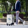 thumbnail image 3 of HELLHERO Butterfly Luggage Cover for Adults, Polyester Anti Aging Easy Disassemble Suitcase Sleeve All Size, 3 of 7