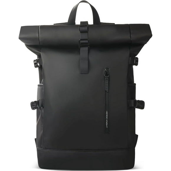 Roll Top Backpack Large Laptop Backpack 17'' USB Port Water-resistant Anti-theft Rucksack Travel Hiking Camping College School Work