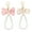 Pink White Bow, variant on Cute Bow Keychain for Women,Purse Charms,Pearl Keychain for Car Key chain,(Pink White Bow) 2Pcs
