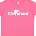 thumbnail image 4 of Inktastic Cleveland Heart Solid White Boys or Girls Toddler T-Shirt, 4 of 5