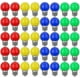 thumbnail image 1 of 40x Colored Led Bulbs E27 Decorative And Design Light 240 Lumens Ac220v-240v Decoration Lamp Mixed Colors Red Yellow Blue Green, 1 of 5