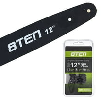 8TEN 12" Chainsaw Bar & Chain .050 3/8 44DL for Stihl MS170 MK1010360