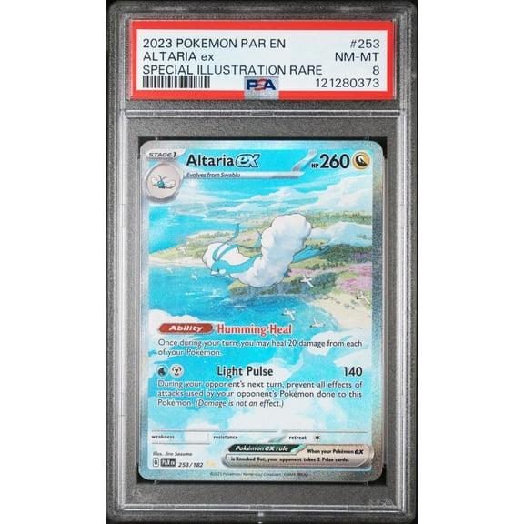 2023 Pokemon #253/182 ALTARIA ex Special Illustration Rare PSA 8