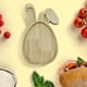 thumbnail image 3 of Plato de madera para servir gorro de Papá Noel de dibujos animados/plato de comida navideña de conejo recuerdos de fiesta, 3 of 6