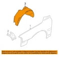 thumbnail image 3 of For 01-09 S60 & 01-07 V70 Front Splash Shield Inner Fender Liner Panel SET PAIR, 3 of 5