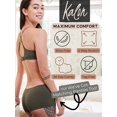 thumbnail image 5 of Kalon 4 Pack Women's Demi Wireless Padded Bralette Hook and Eye Bra Back, 5 of 9