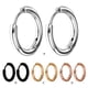 thumbnail image 5 of Guardurnaity Pendientes de aro de plata para mujer Diseño único Tecnología de galvanoplastia Durabilidad brillante Anillos de moda Regalos Ropa, zapatos y accesorios Miscelánea dorado 2.5*10mm, 5 of 6