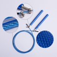 thumbnail image 2 of Speed ​​Jump Rope, Adjustable Speed ​​Rope Jump Rope with Non-Slip Alloy Handle and Smooth Bearings for Adults Kids Sport Training Fitness(Blue), 2 of 5