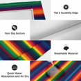 thumbnail image 5 of Mexico Stripes Outdoor Rug 3x5 Ft, Non Slip Washable Area Rug, Colored Red Blue Green Bohemia Geometric Patio Rugs Carpet Runner, Large Floor Mat for Indoor/Outdoor Deck Porch Camping, 5 of 8