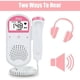 thumbnail image 3 of FlkwoH Home Baby Fetal Doppler - Home Sonar Prenatal Heart Rate Detector Estetoscopio, 3 of 4