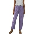 thumbnail image 3 of Pantalones casuales, pantalones casuales de mujer, pantalones casuales de algodón con bolsillos, pantalones casuales de mujer, valor excepcional, 3 of 6